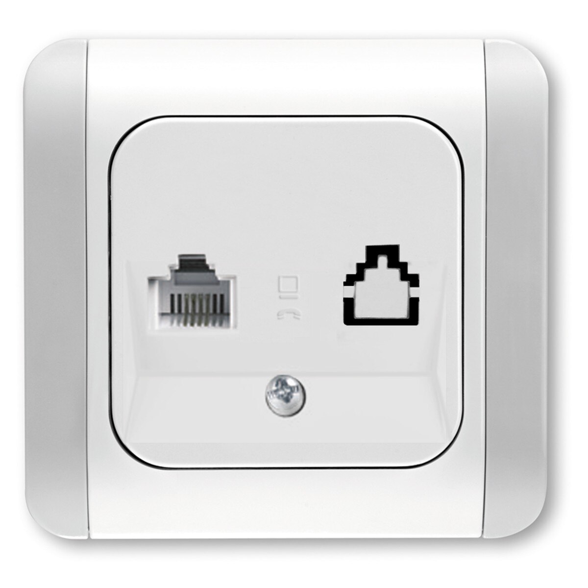 Priza calculator simpla Kardelen Viko VI-KCAL1, Ingropat, Alb