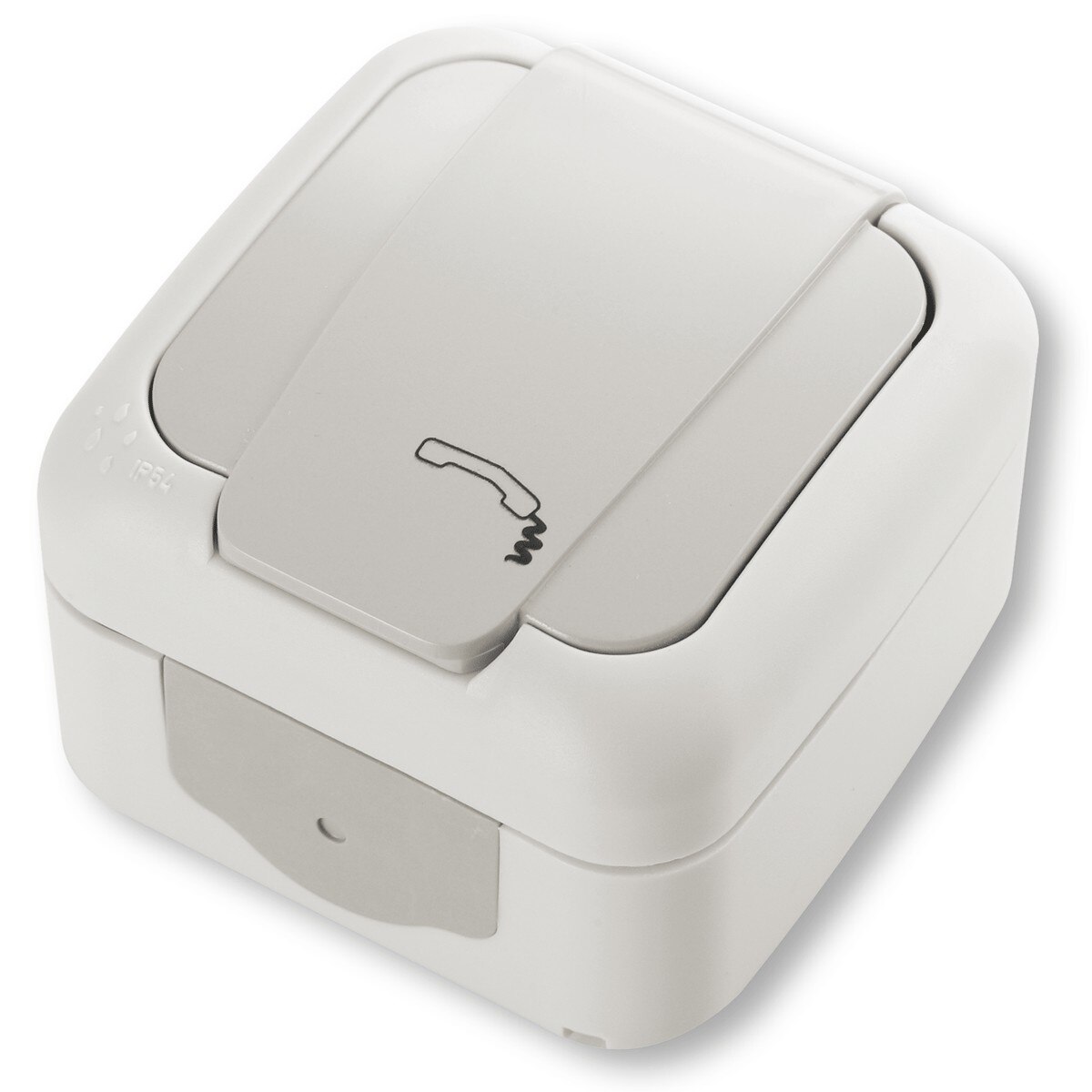 Priza telefon Antigron Viko VI-ATP, Gri