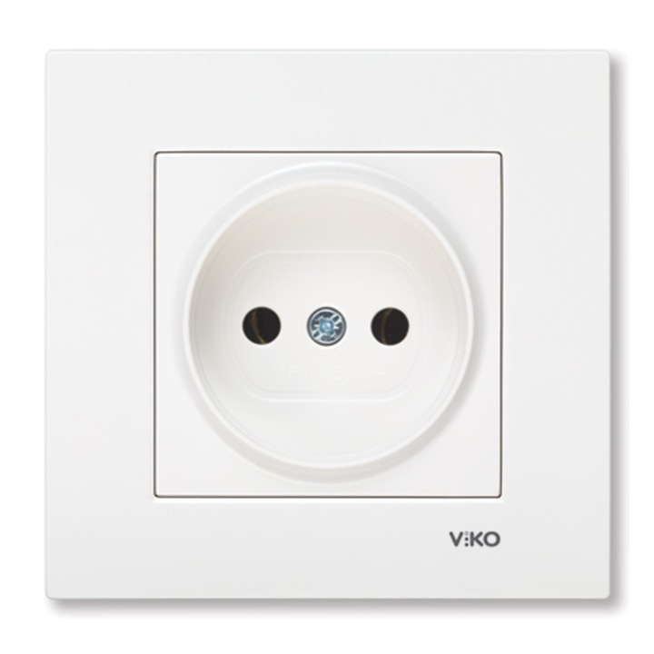 Priza simpla Karre Viko VI-KAP, Ingropat, Alb