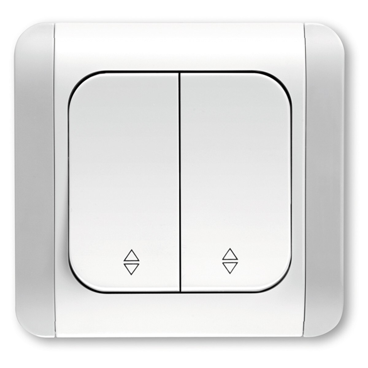 Comutator cap scara Kardelen Viko VI-K2SC, Ingropat, Alb