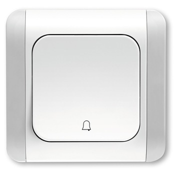 Buton sonerie Kardelen Viko, VI-KZ, Ingropat, Alb Buton sonerie Kardelen Viko, VI-KZ, Ingropat, Alb