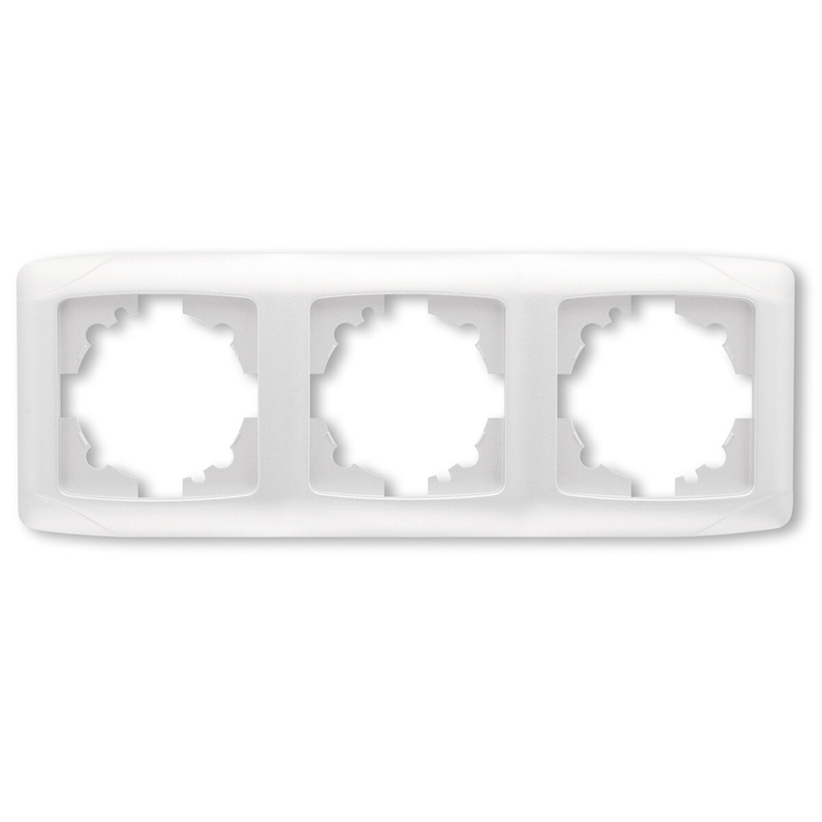 Rama orizontala 3 module Carmen Viko VI-CR3O, Alb