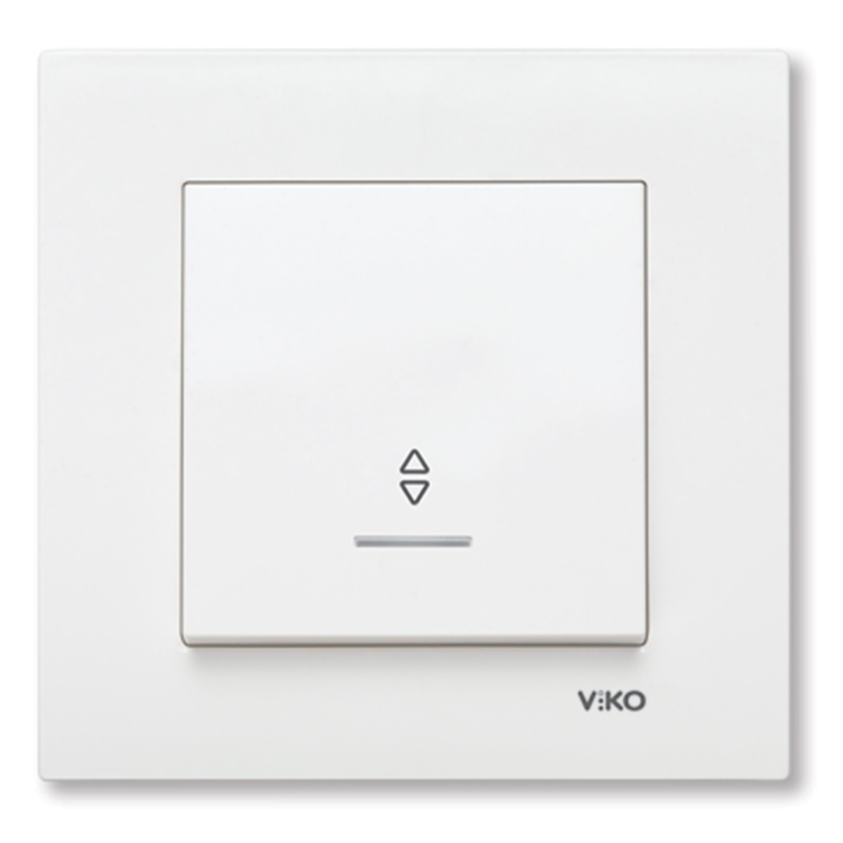Intrerupator scara cu led Karre Viko VI-KASCL, Ingropat, Alb