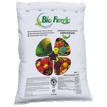 Ingrasamant natural organic, Bio Fertil, 5 Litri Ingrasamant natural organic, Bio Fertil, 5 Litri