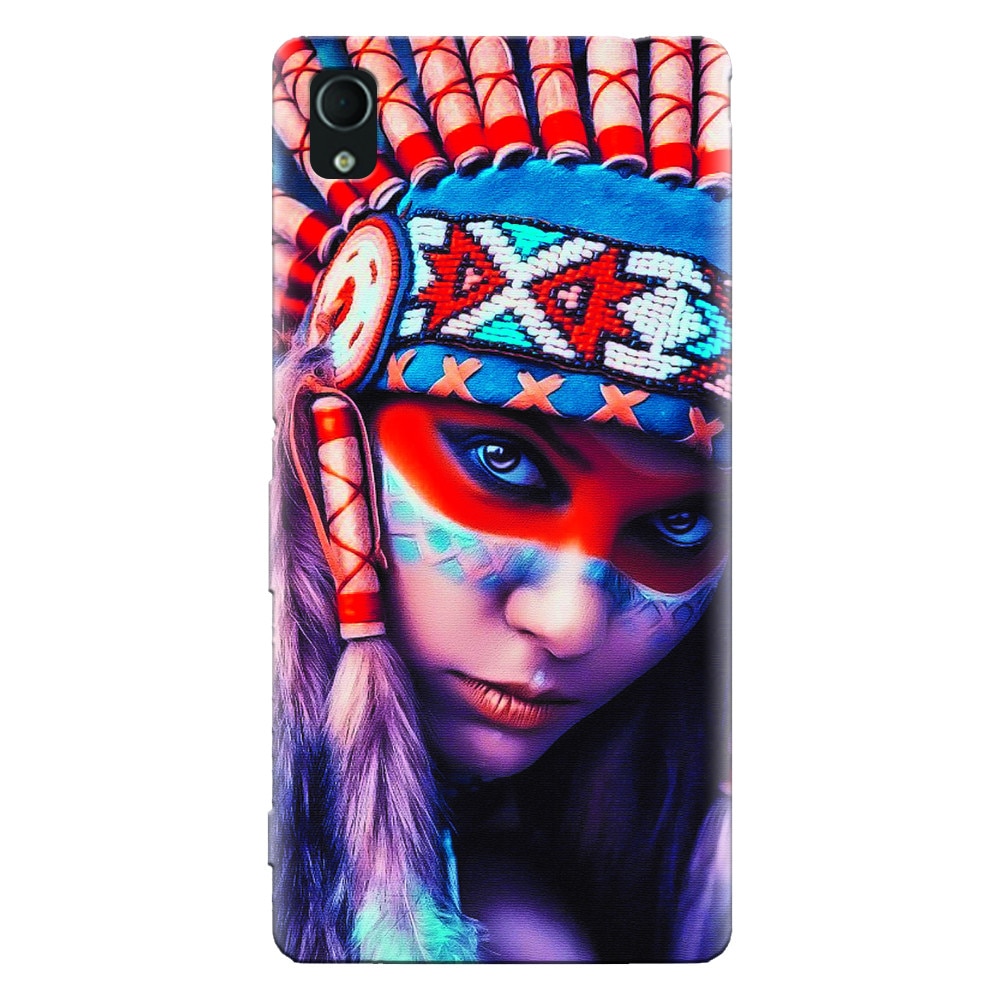 Husa silicon pentru Sony Xperia Z1, Attractive Girl Model