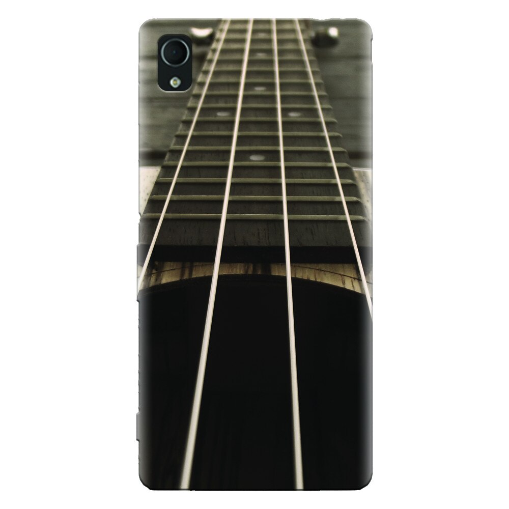 Husa silicon pentru Sony Xperia X, Bass Guitar