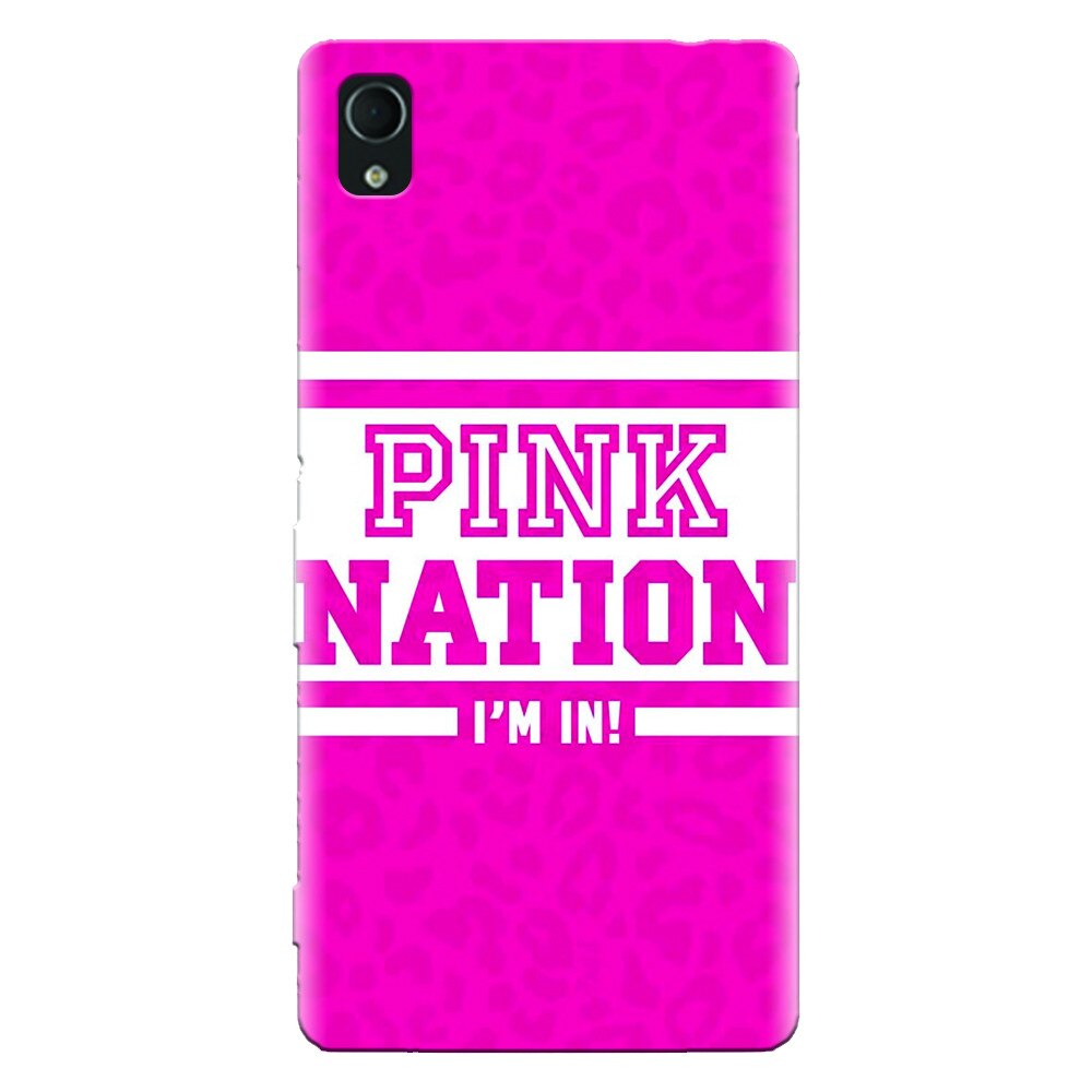 Husa silicon pentru Sony Xperia Xa, Pink Nation