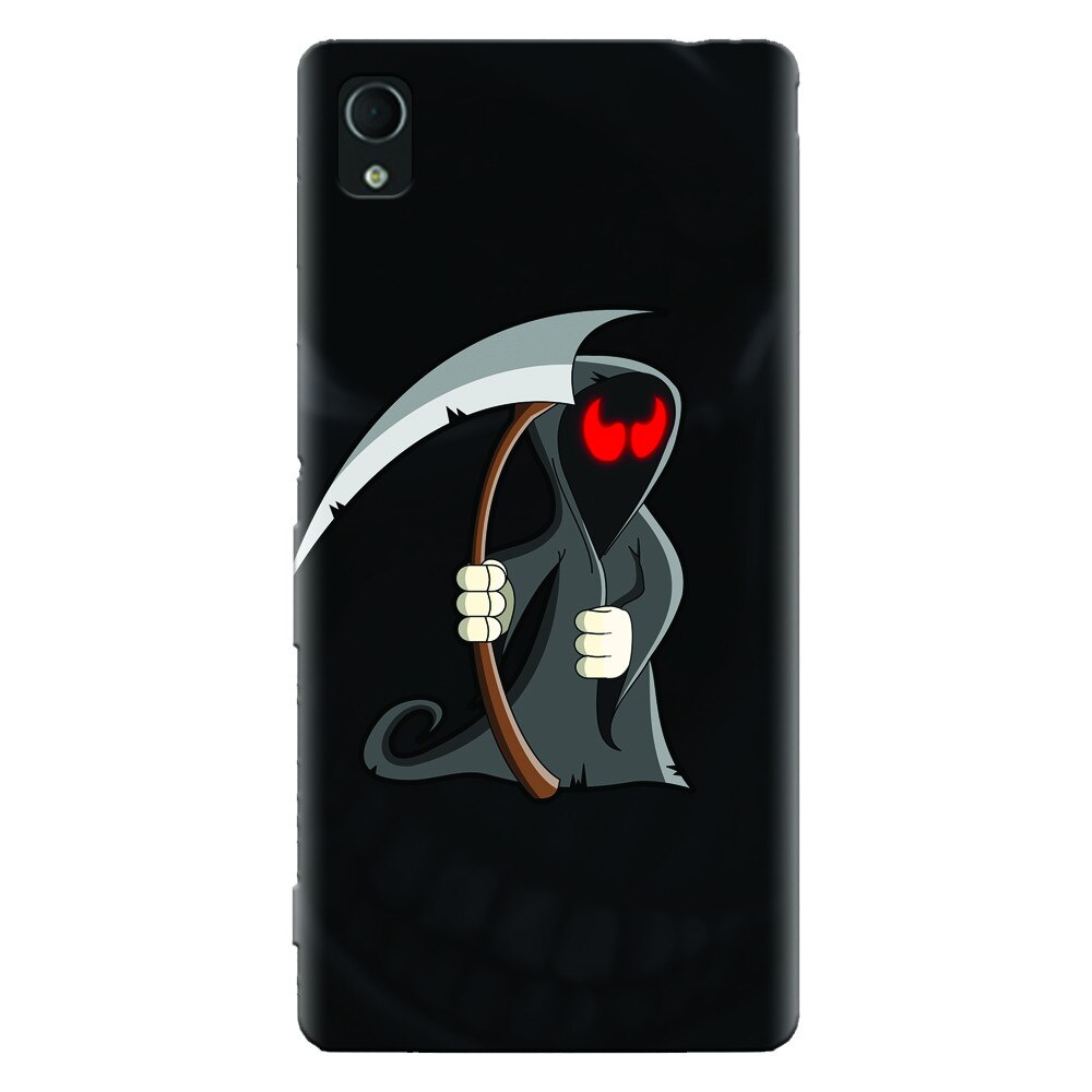 Husa silicon pentru Sony Xperia Z5, Grim Reaper