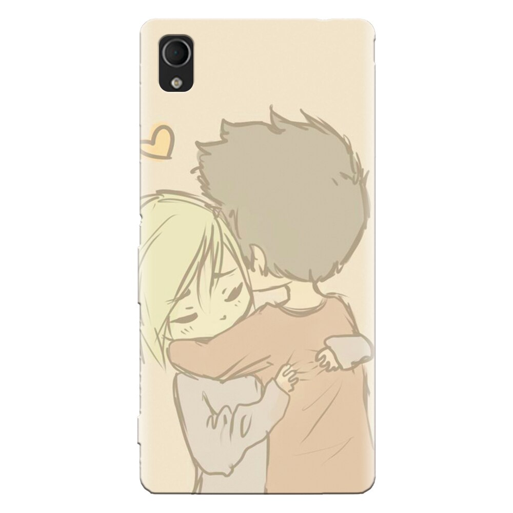 Husa silicon pentru Sony Xperia Xa, Couple Hug