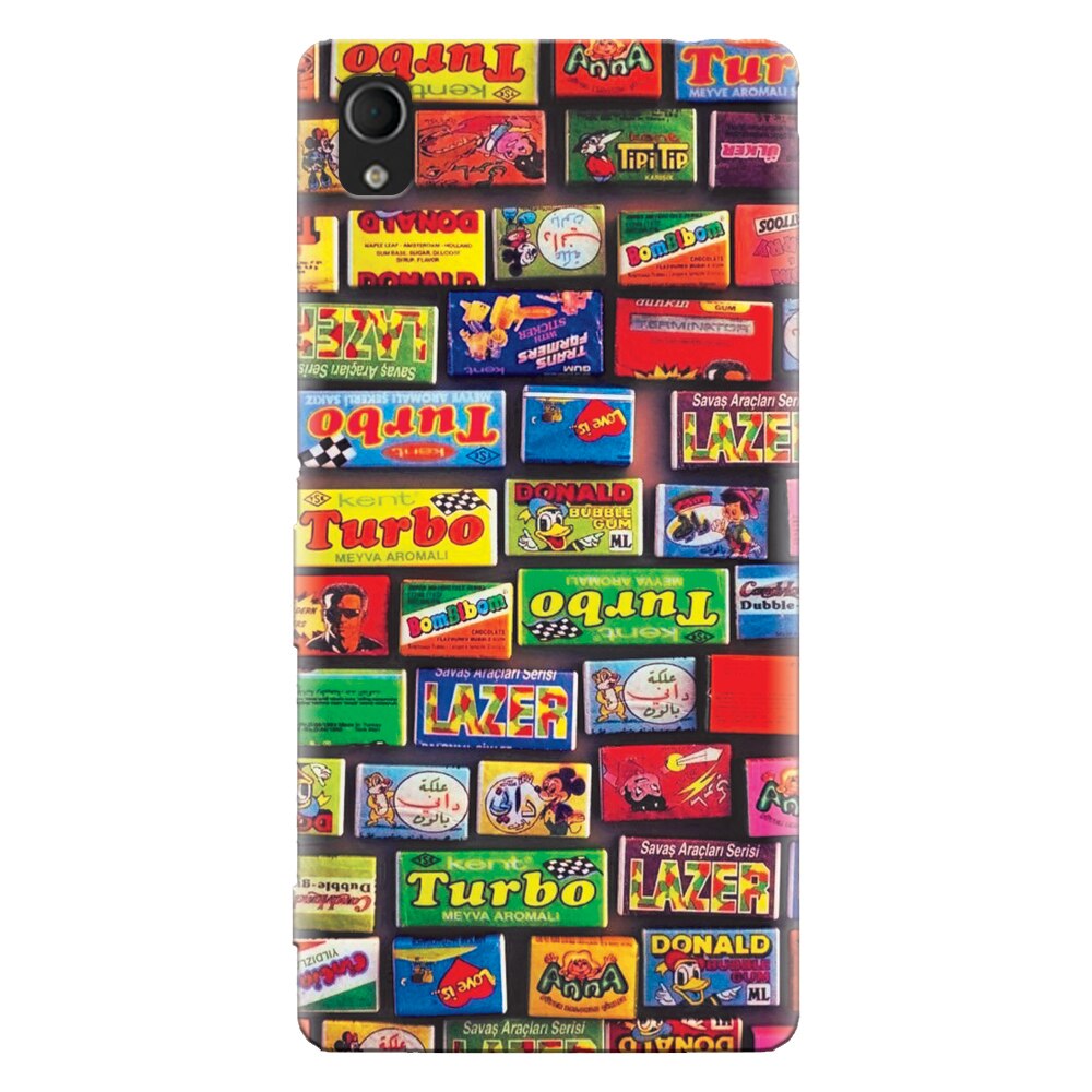 Husa silicon pentru Sony Xperia Xa, Chewing Gum Turbo