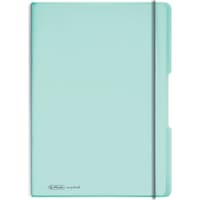Caiet Herlitz MyBook Flex, A4, 2x40 file, dictando si matematica, coperta PP, transparent