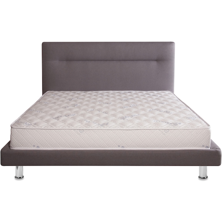 Saltea ortopedica, TED, Lavender Dream, 160x200x19cm, spuma poliuretanica, arcuri individuale, tratat cu lavanda, 7 zone de confort, fermitate medie