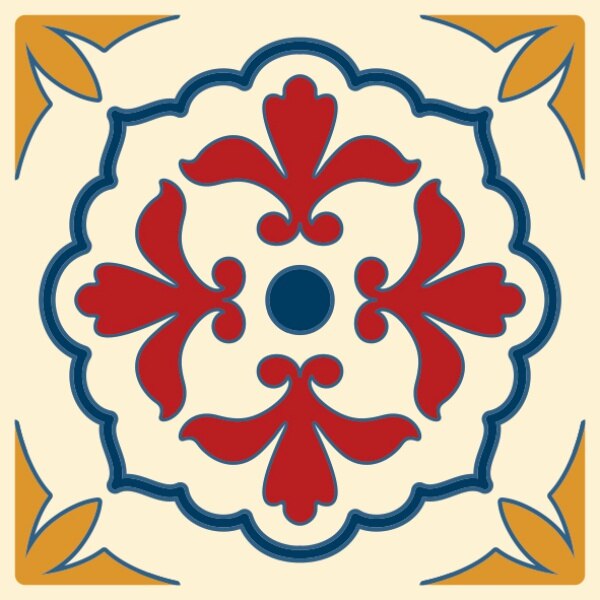 Set stickere autocolante faianta decorativa 15cm x 15cm model multicolor deco 4