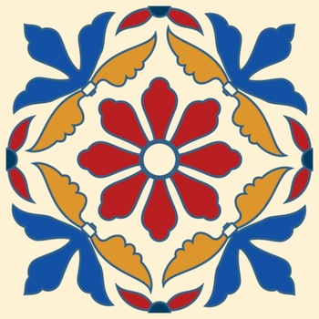 Set stickere autocolante faianta decorativa 15cm x 15cm model multicolor deco 1 Set stickere autocolante faianta decorativa 15cm x 15cm model multicolor deco 1