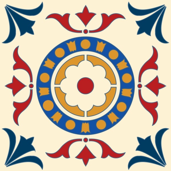 Set stickere autocolante faianta decorativa 20cm x 20cm model multicolor deco 10