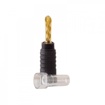 Conector Banana Dynavox Hollow PCS, negru Conector Banana Dynavox Hollow PCS, negru