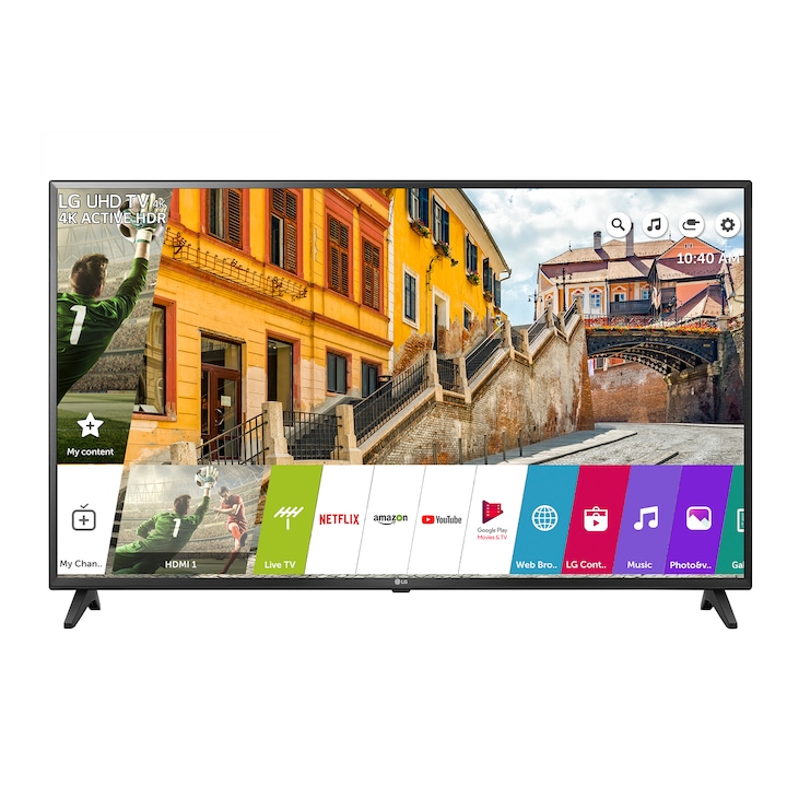 Телевизор LED LG Smart, 43" (108 см), 43UK6200PLA, 4K Ultra HD
