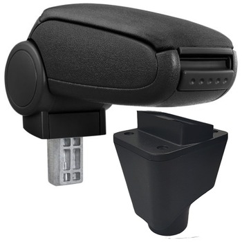 Cotiera Dacia Logan/Sandero (09.2004-2017) marca aVr - negru textil Cotiera Dacia Logan/Sandero (09.2004-2017) marca aVr - negru textil