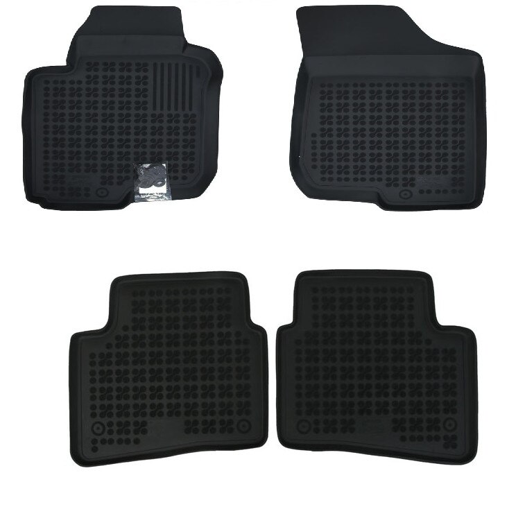 Set 4 covorase interior din cauciuc stil tavita MAGSTAR LUX dedicate, compatibile cu Kia Pro Ceed 2007-, Negru