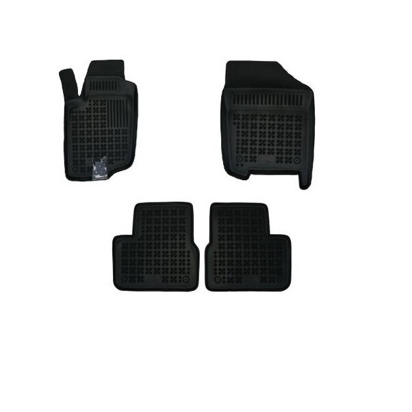 Set 4 covorase interior din cauciuc stil tavita MAGSTAR LUX dedicate, compatibile cu Kia Soul 2009-, Negru