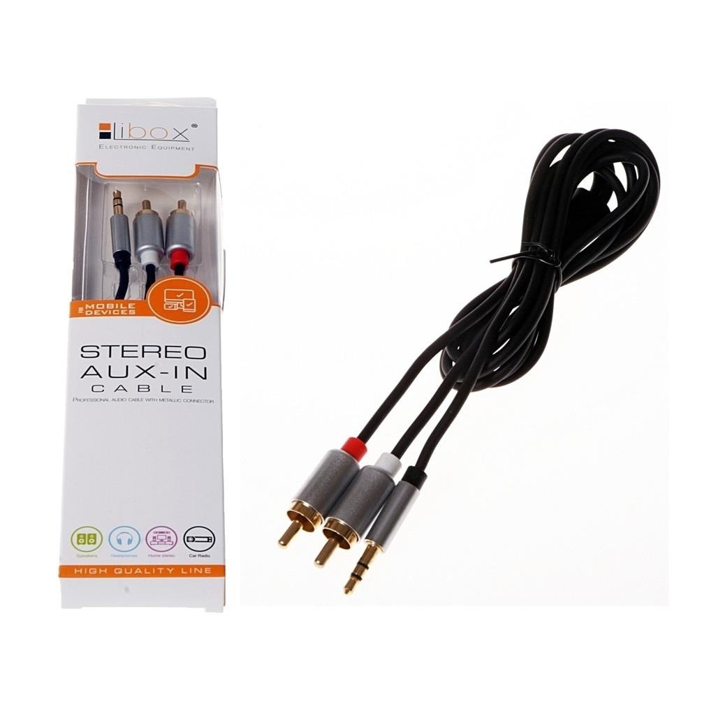 Cablu Jack-2RCA 3m LB0093 Libox
