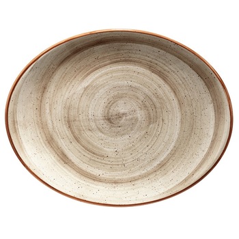 Farfurie ovala din portelan BONNA colectia TERRAIN 31cm MN010141 Farfurie ovala din portelan BONNA colectia TERRAIN 31cm MN010141