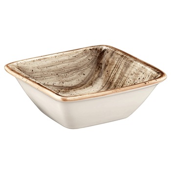 Bol patrat din portelan BONNA colectia TERRAIN 8x8,5cm MN010149 Bol patrat din portelan BONNA colectia TERRAIN 8x8,5cm MN010149