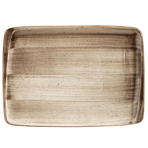 Platou dreptunghiular din portelan BONNA colectia TERRAIN 36x25cm MN010148