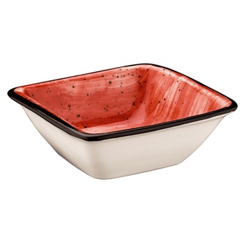 Bol patrat din portelan BONNA colectia PASSION 8x8,5cm Bol patrat din portelan BONNA colectia PASSION 8x8,5cm