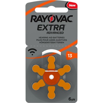 Baterii auditive Rayovac Extra Advanced 13ZA set 60 bucati (10 blistere) Baterii auditive Rayovac Extra Advanced 13ZA set 60 bucati (10 blistere)