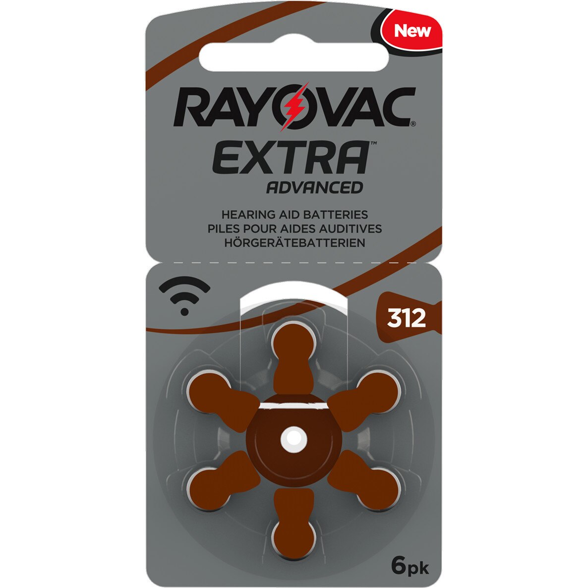Baterii auditive Rayovac Extra Advanced 312ZA set 60 bucati (10 blistere)