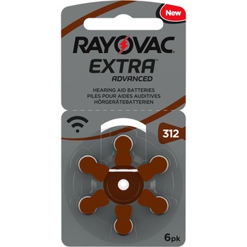 Baterii auditive Rayovac Extra Advanced 312ZA set 60 bucati (10 blistere) Baterii auditive Rayovac Extra Advanced 312ZA set 60 bucati (10 blistere)