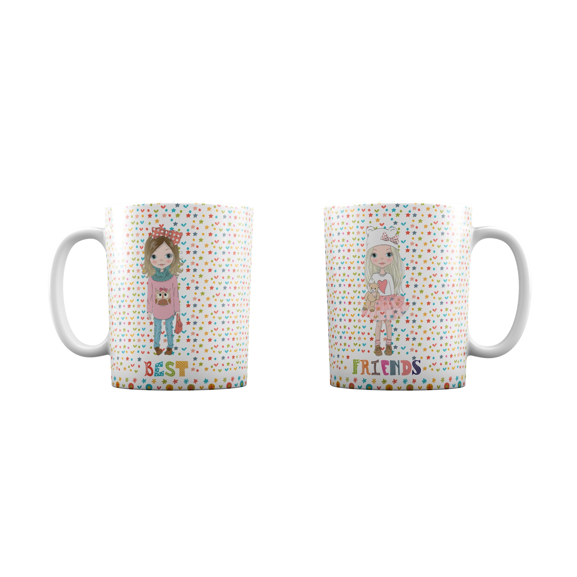 Set 2 Cani Best Friends Multicolor