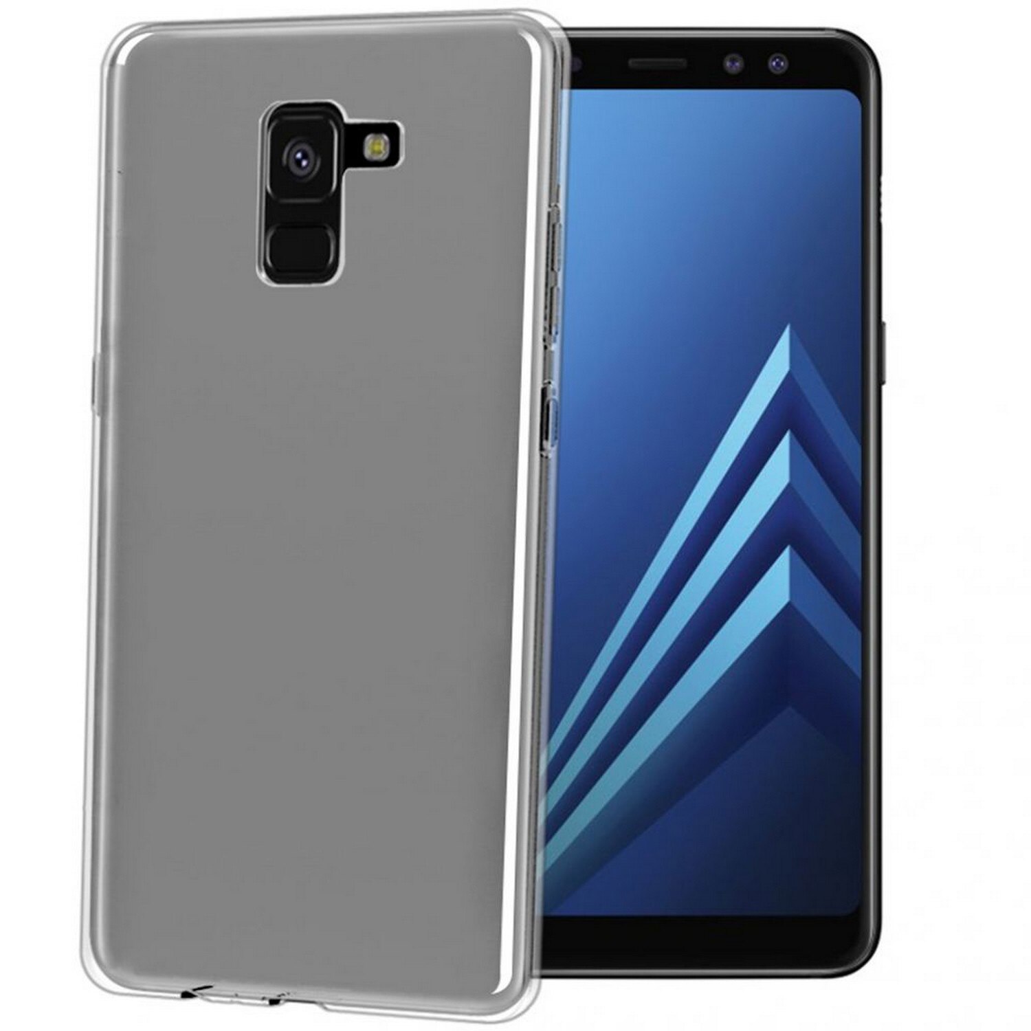 Husa de protectie Celly TPU pentru Samsung Galaxy A8, Transparent