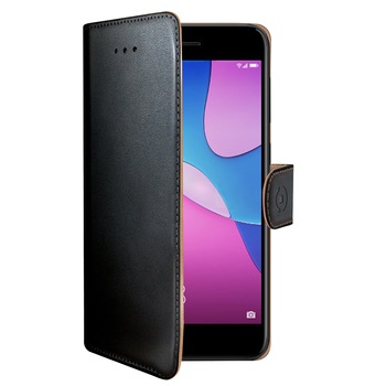 Husa de protectie Celly WALLY pentru Huawei P9 Mini, Negru Husa de protectie Celly WALLY pentru Huawei P9 Mini, Negru