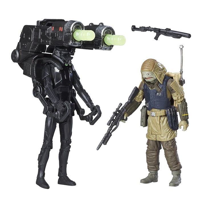 Set Figurine Hasbro Star Wars Rogue One Imperial Death Trooper Rebel Commando Pao Set Of 2 Figures Deluxe (10 Cm)