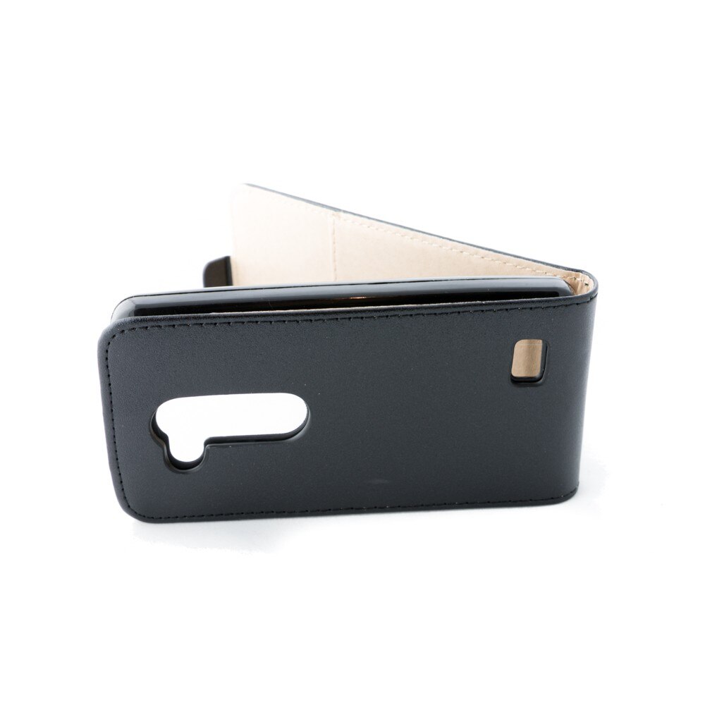 Husa LG L Fino din piele eco flexi slim culoare neagra