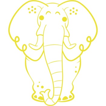 Elefantul urias - Sticker Decorativ - Lemon - 119 x 141 cm Elefantul urias - Sticker Decorativ - Lemon - 119 x 141 cm