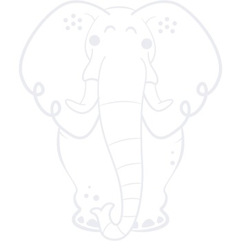 Elefantul urias - Sticker Decorativ - Alb polar - 89 x 106 cm Elefantul urias - Sticker Decorativ - Alb polar - 89 x 106 cm