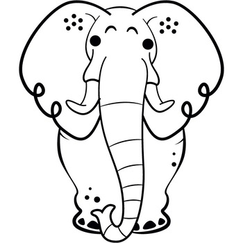 Elefantul urias - Sticker Decorativ - Negru - 119 x 141 cm Elefantul urias - Sticker Decorativ - Negru - 119 x 141 cm