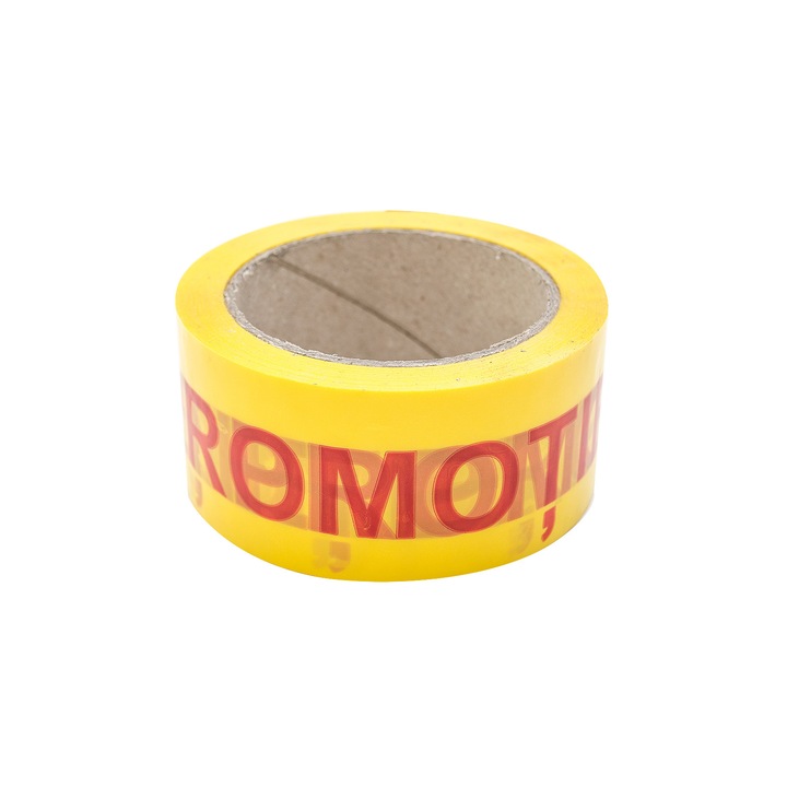 Banda Adeziva Imprimata “PROMOTIE”, 50mm x 66m - Scotch Sigilare Colete