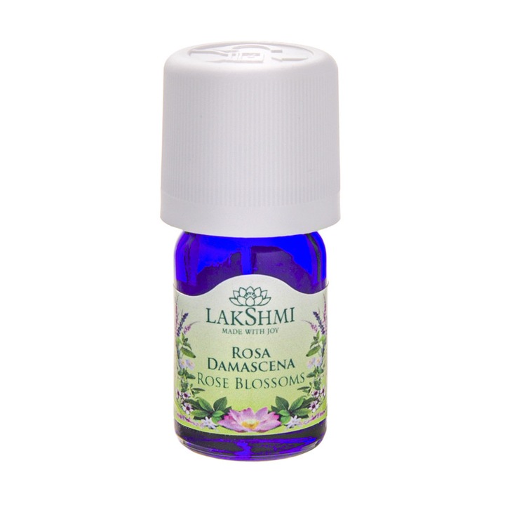 Ulei esential de trandafir de Damasc ( rosa damascena ), Lakshmi, 1 ml