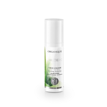 Crema faciala cu Aloe vera, ulei de Macadamia si vitamina E, Organique, 50 ml Crema faciala cu Aloe vera, ulei de Macadamia si vitamina E, Organique, 50 ml