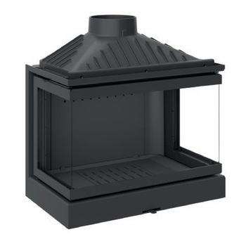 Focar din fonta pentru semineu pe lemne, model KFD ECO MAX 7 cu 3 laturi din sticla, randament 82,5% Focar din fonta pentru semineu pe lemne, model KFD ECO MAX 7 cu 3 laturi din sticla, randament 82,5%