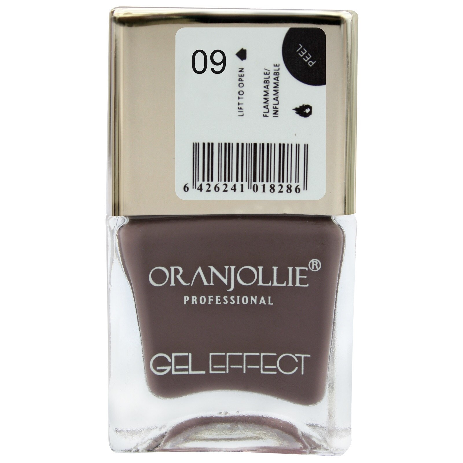 Lac de unghii Oranjollie Gel Effect 09, 15 ml