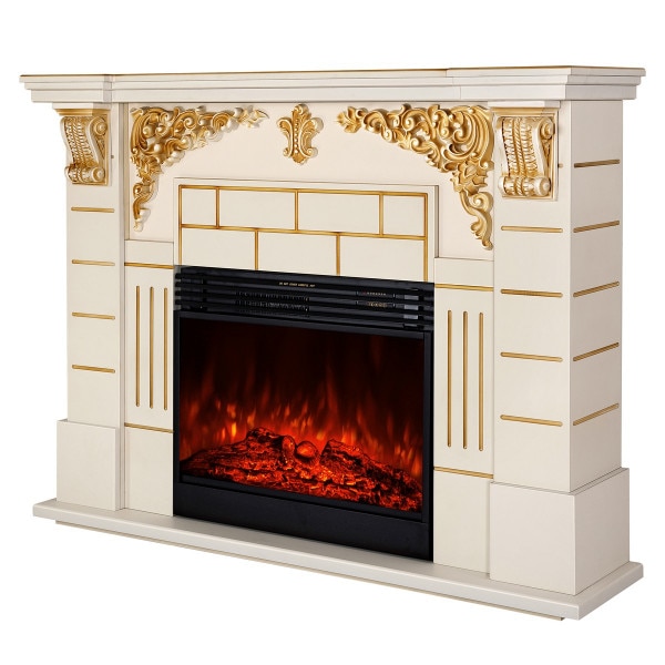 Semineu electric Imperial & Mirabella, Dimensiuni (I*L*A) :1109*1450*340 mm, Efect Sunet, Telecomanda, 1500W