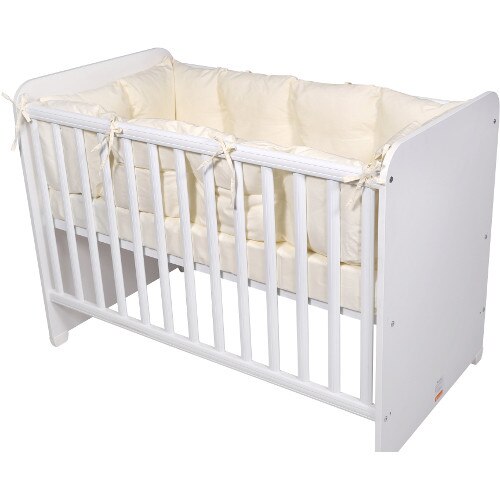 Set Lorelli Protectii Laterale pentru Pat 4 Piese 60 x 120 cm, Beige