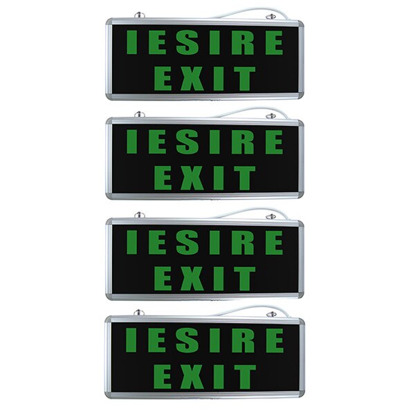Pachet 4 bucati - Panou IESIRE-EXIT, Lampa 36.5 x 17 x 2.8cm