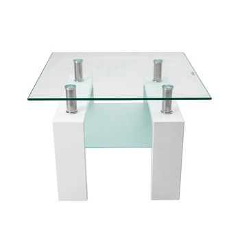 Masa cafea, CB, MC-05, Alb Lucios Mica Masa cafea, CB, MC-05, Alb Lucios Mica