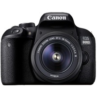 Aparat foto DSLR Canon EOS 800D, 24.2MP, Obiectiv EFS 18-55 IS mm, Negru